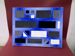 キャンバス ステンドグラス